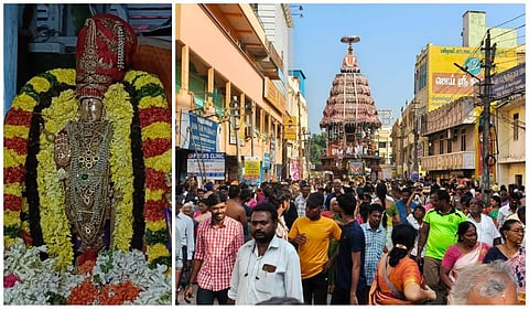 திருவள்ளூர் வீரராகவப் பெருமாள் கோயிலில் இன்று காலை தேர் திருவிழா கோலாகலம்