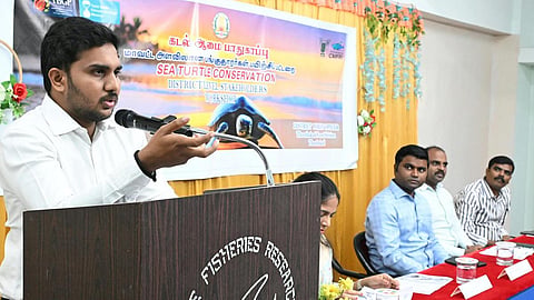 ‘கடல்சார் சுற்றுச்சூழலில் முக்கியப் பங்கு வகிக்கும் கடல் ஆமைகளை பாதுகாக்க வேண்டும்!’