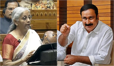 வருமான வரி விலக்கு மகிழ்ச்சி, தமிழகத்துக்கு திட்டம் இல்லாதது ஏமாற்றம்: அன்புமணி | பட்ஜெட் 2025