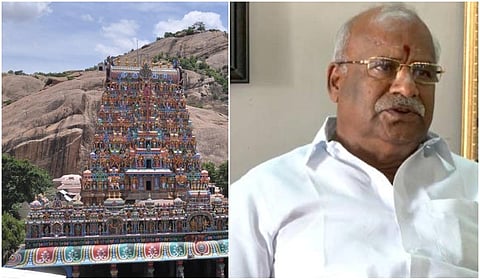 திருப்பரங்குன்றம் மலையில் ஆர்ப்பாட்டம் நடத்த அனுமதி மறுத்து மிரட்டுவதா? - அரசுக்கு இந்து முன்னணி கண்டனம்