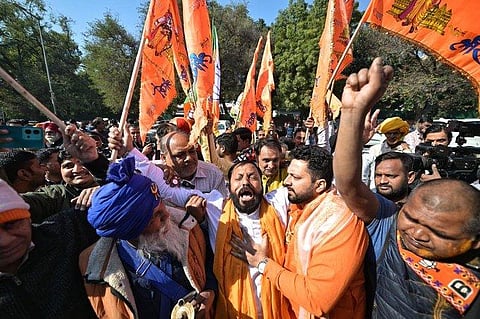 ‘மக்கள் ஊழலுக்கு எதிராக வாக்களித்துள்ளனர்’ - டெல்லி பாஜக தலைவர் உற்சாகப் பேட்டி