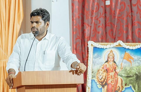 “ஊழல் அமைச்சர் காந்தி உடனடியாக பதவி விலக வேண்டும்” - அண்ணாமலை
