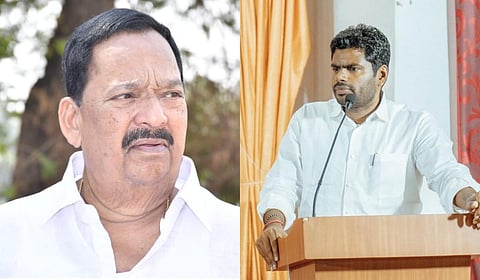 அமைச்சர் காந்தி மற்றும் அண்ணாமலை