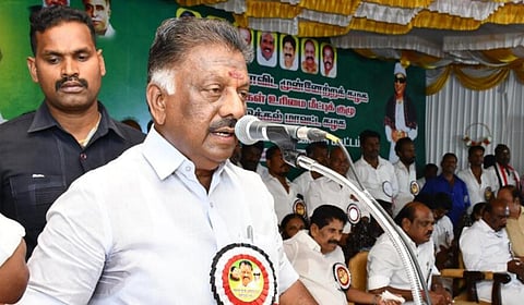 ஓ.பன்னீர்செல்வம் | கோப்புப்படம்