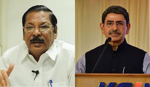 ஆர்.எஸ்.பாரதி மற்றும் ஆளுநர் ஆர்.என்.ரவி | கோப்புப்படம்