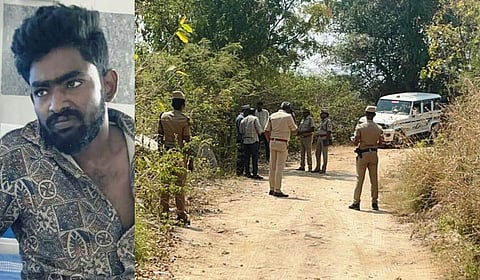 கிருஷ்ணகிரி அருகே பாலியல் வன்கொடுமை, வழிப்பறியில் தொடர்புடைய 4 பேரை போலீஸார் கைது செய்தனர். தப்பியோட முயற்சித்தவரை போலீஸார் துப்பாக்கியால் சுட்டுப் பிடித்தனர்.