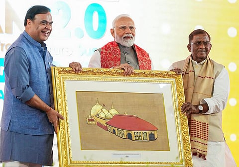 “உலக அளவில் நிச்சயமற்ற தன்மை இருந்தாலும். இந்தியா விரைவான வளர்ச்சியை காண்கிறது” - பிரதமர் மோடி