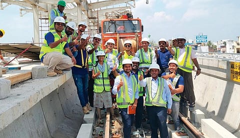 2-ம் கட்ட சென்னை மெட்ரோ ரயில் திட்டம்: முல்லைத்தோட்டம் - கரையான்சாவடி மேம்பாலப் பணி நிறைவு