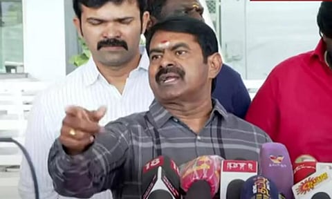 என்னை பாலியல் குற்றவாளி என எப்படி கூறலாம்? - கனிமொழியின் விமர்சனத்துக்கு பதிலளித்து சீமான் கேள்வி