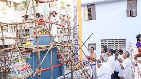 சென்னை | தங்கசாலையில் 100 ஆண்டு பழமை வாய்ந்த ராமர் கோயில் கும்பாபிஷேகம்