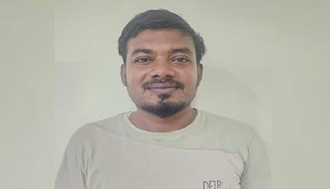  காஞ்சிபுரம் அருகே திருக்காளிமேடு பகுதியில் வெடிகுண்டு வீசி கொலை செய்யப்பட்ட ரவுடி வசூல் ராஜா.
