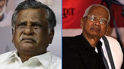 மத்திய கல்வி அமைச்சருக்கு முத்​தரசன், வீரமணி கண்​டனம்
