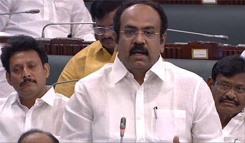 தமிழக சட்டப்பேரவையில் கேள்வி நேரத்தின் போது பதிலளித்த அமைச்சர் தங்கம் தென்னரசு