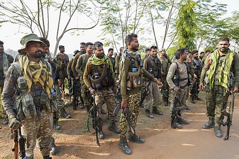 நக்ஸலைட்டுகளுக்கு எதிரான தேடுதல் பணியில் ஈடுபட்டு வரும் பாதுகாப்புப் படையினர் | கோப்புப் படம்