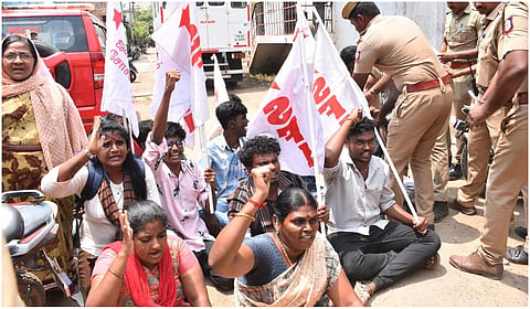 மதுரை தனியார் பள்ளி மாணவியிடம் பாலியல் அத்துமீறல் - போக்சோவில் 2 டெய்லர்கள், ஆசிரியை கைது