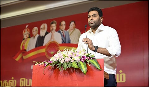 ’‘திடீரென ஆடு வந்து..’ - தவெக பொதுக்குழுவில் அண்ணாமலையை விமர்சித்த ஆதவ் அர்ஜுனா