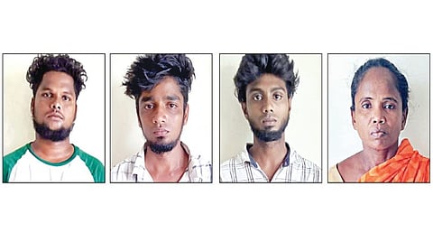 சண்டையை விலக்கி விட வந்த முதியவர் கொலை செய்யப்பட்ட வழக்கில் தாய், மகன் உட்பட 4 பேர் கைது.