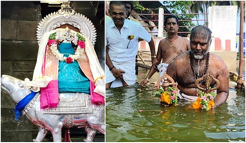 பிள்ளையார்பட்டி கற்பக விநாயகர் கோயிலில் தமிழ் புத்தாண்டு தீர்த்தவாரி உற்சவம்
