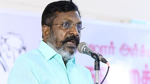 திமுகவை நம்பி கிடப்​பது போன்ற தோற்​றம் உரு​வாக்​கம்: பாஜக மீது திரு​மாவளவன் குற்​றச்​சாட்டு