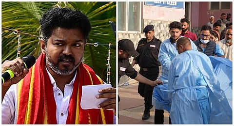 “கோழைத்தனமான வன்முறை” - ஜம்மு காஷ்மீர் தாக்குதலுக்கு விஜய் கண்டனம்
