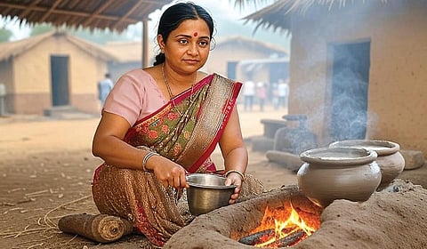 கொடி அடுப்பும் ஊதுகுழலும்