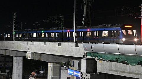 பூந்தமல்லி - போரூர் வரையிலான ஒரு பாதையில் இன்று மெட்ரோ ரயில் சோதனை ஓட்டம்