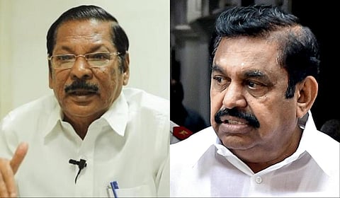 ஆர்.எஸ்.பாரதி மற்றும் எடப்பாடி பழனிசாமி | கோப்புப்படம்