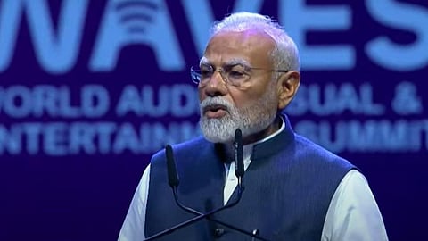 படைப்பாற்றல் பொருளாதாரத்தின் மையமாகிறது இந்தியா: வேவ்​ஸ் உச்சி மாநாட்டில் பிரதமர் மோடி பெருமிதம்