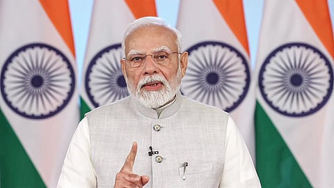 உலகளாவிய விண்வெளி ஆய்வுக்கான மாநாட்டில் உரையாற்றிய பிரதமர் மோடி