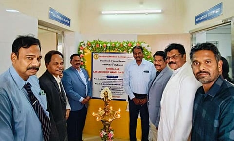 மதுரை அரசு மருத்துவக் கல்லூரியில் விலங்குகளை வைத்து அறுவை சிகிச்சை பயிற்சி!    