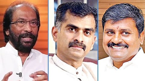 திருச்சி சிவா, துரை வைகோ, அருண் நேரு