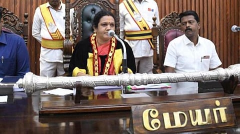 மதுரை மாநகராட்சி மேயரின் கணவர் திமுகவில் இருந்து நீக்கம்: பின்னணி என்ன?