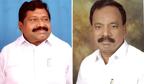 ஐ.எஸ்.இன்பதுரை, ம.தனபால் (இடமிருந்து வலமாக)