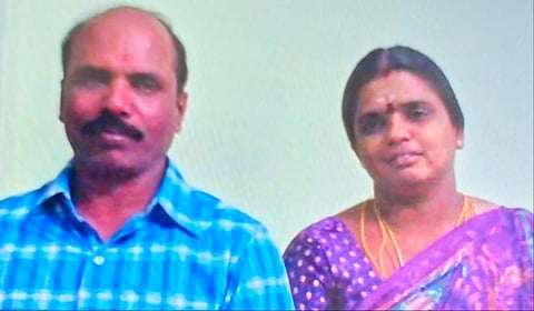 மதுரை தனியார் விடுதியில் தற்கொலை செய்துகொண்ட தம்பதி  பாஸ்கரன் மற்றும் சாந்தி