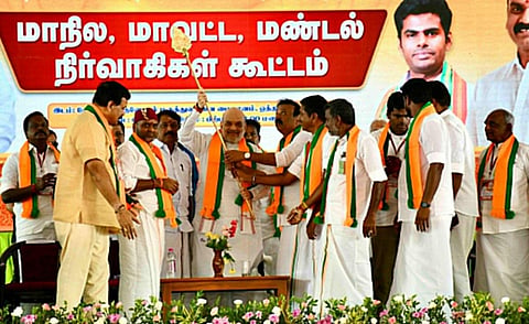 “2026-ல் திமுக ஆட்சியை அகற்ற வேண்டும்” - மதுரை கூட்டத்தில் பாஜக தலைவர்கள் சூளுரை
