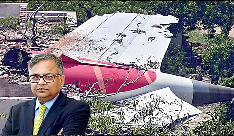 உள்படம்: டாடா குழும தலைவர் என்.சந்திரசேகரன்
