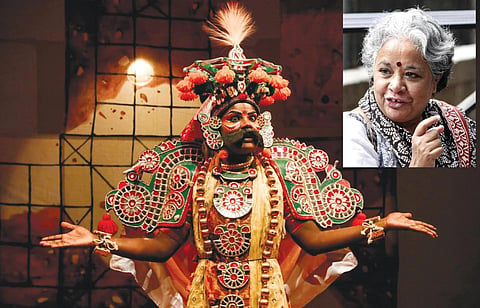 சிகண்டியாக திலகவதி (உள்படம்) அ.மங்கை