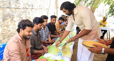 ‘கொம்புசீவி’ படக்குழுவுக்கு சண்முக பாண்டியன் கவுரவம்