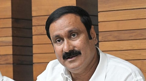 இந்தி எதிர்ப்பு போராட்டத்துக்கு ஸ்டிக்கர் ஒட்டிக்கொண்ட திமுக: அன்புமணி விமர்சனம்