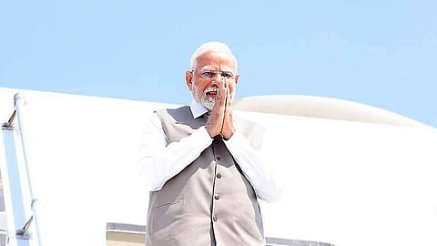 ஜி7 உச்சி மாநாட்டில் பிரதமர் நரேந்திர மோடி பங்கேற்பு