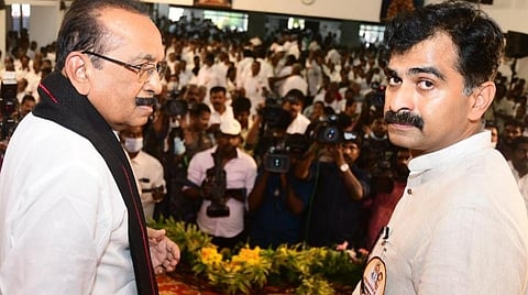 துரை வைகோவுக்கு மத்திய அமைச்சர் பதவிக்காக எந்த பேச்சுவார்த்தையும் நடக்​கவில்லை: வைகோ மறுப்பு