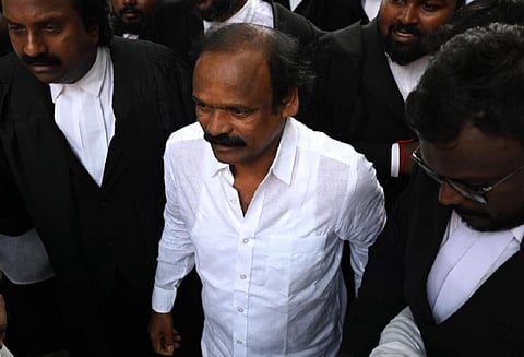 சென்னை உயர் நீதிமன்றத்தின் ஆஜரான பூவை ஜெகன்மூர்த்தி | கோப்புப் படம்: பி.ஜோதி ராமலிங்கம்