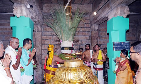 திருத்தங்கல் நின்ற நாராயணப் பெருமாள் கோயிலில் ஆனி பிரம்மோற்சவ விழா தொடக்கம்