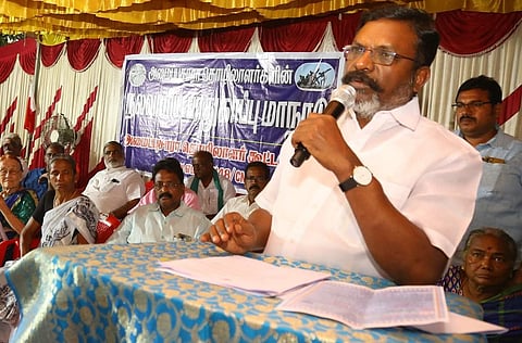 பழனிசாமிக்கு இசட் பிளஸ் பாது​காப்பு: திருமாவளவன் வரவேற்பு