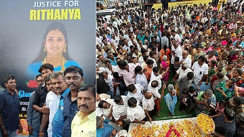 ரிதன்யா மரணத்துக்கு நீதி கேட்டு அவிநாசியில் மக்கள் திரண்டு அஞ்சலி!