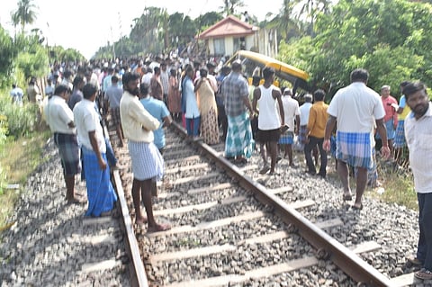 விபத்து நடந்த பகுதி