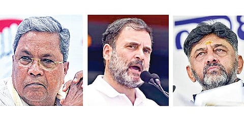 சித்தராமையா, டி.கே.சிவகுமார் மீது ராகுல் அதிருப்தி: சந்திக்க மறுத்ததால் கர்நாடக அரசியலில் சர்ச்சை