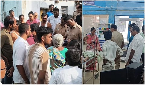 காஞ்சிபுரம் அருகே கேஸ் கசிவால் தீ விபத்து: தாய், மகள் காயம்