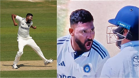 டக்கெட் ஆட்டமிழந்ததை கொண்டாடிய சிராஜ்! - ENG vs IND
