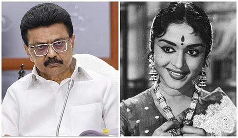 பழம்பெரும் நடிகர் சரோஜாதேவி மறைவு: முதல்வர் ஸ்டாலின், தலைவர்கள் இரங்கல்